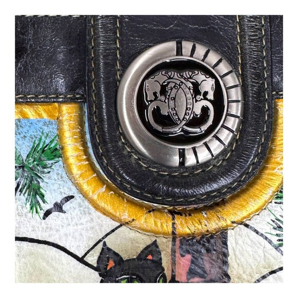 Sharif Crossbody Bag New York Cat Design Hand Painted Egyptian Strap READ - Picture 3 of 14